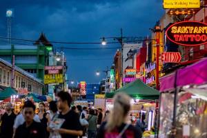 Night market in Bangkok