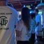 The back of a Tiem Tours Ha Giang Loop shirt during an evening in the bar
