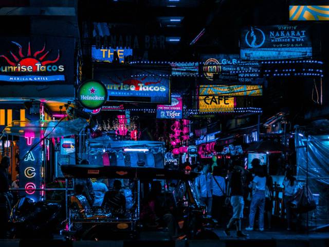Night market in Bangkok