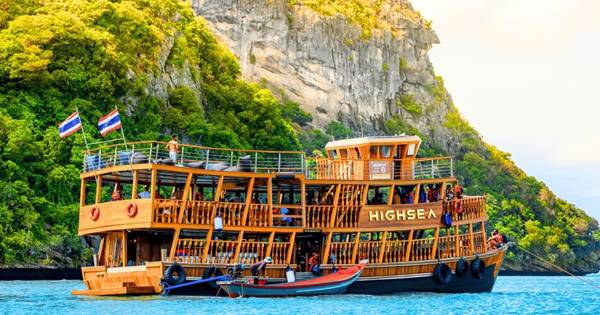 Koh Samui: Mu Ko Ang Thong park cruise with kayaking option