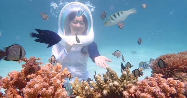 Boracay: helmet diving experience with photos and videos