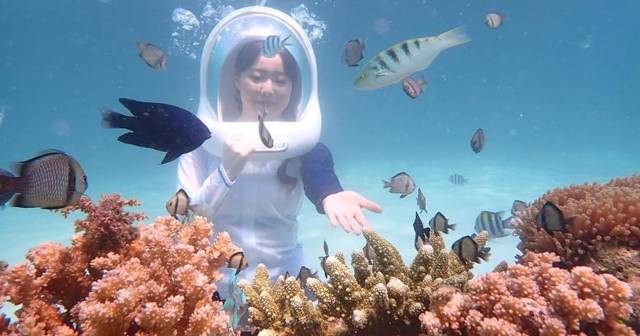 Boracay: helmet diving experience with photos and videos