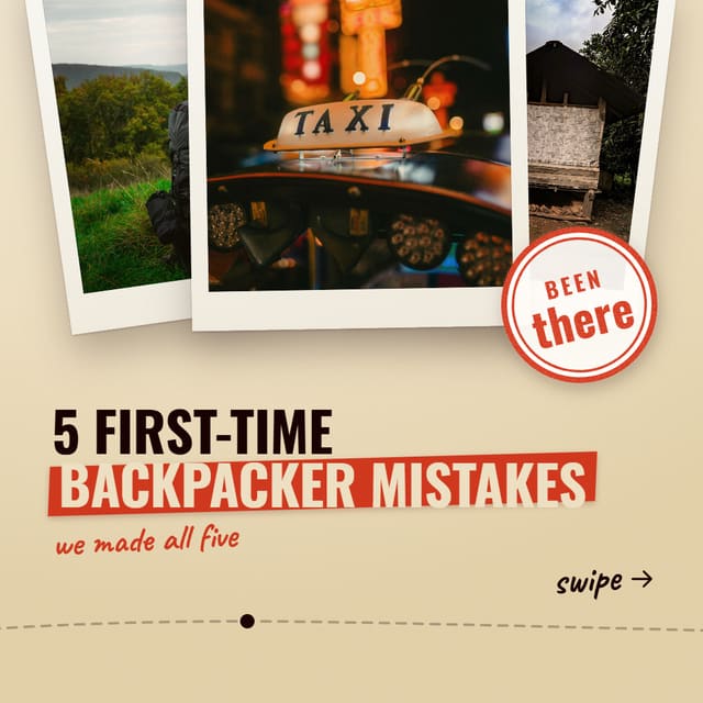 5 mistakes every first-time backpacker makes in Southeast Asia 🎒