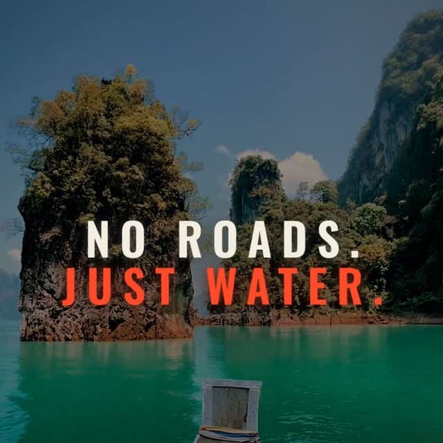 Khao Sok: no roads, no walls, no kitchen. Just back to basics 🌿🇹🇭